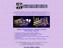 Tablet Screenshot of dowelspinsshafts.com